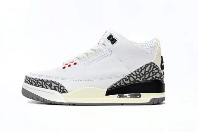 Official Maikesneakers Jordan Reimagined Retro White 3 Cement DN3707-100 0409